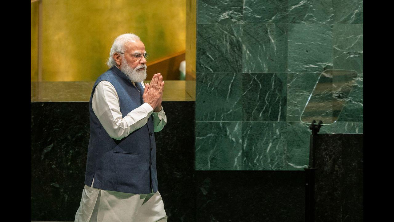 IN PHOTOS: PM Modi addresses UNGA for fouth time - HIGHLIGHTS